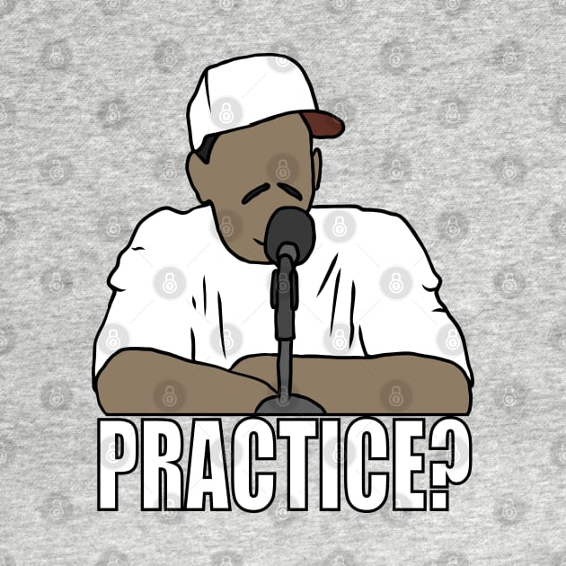 Allen Iverson "Practice?" by rattraptees